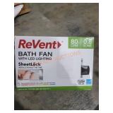 Bath Fan with LED Lighting