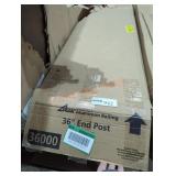 Peak Aluminum Railing 36" End Post