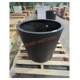 Black large planter