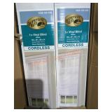 (6) 35" x 48" White 1" Vinyl Blinds