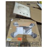 Glacier Bay Kitchen Sink, 22" x 25" x 6"