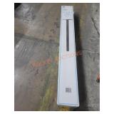 Satin Black Galvanized Steel Mailbox Post