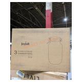 JoyJolt (3) Glass Storage Canisters