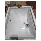 Bathroom sink basin