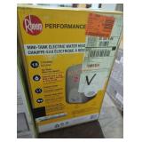 Rheem mini tank electric water heater