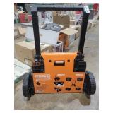 Rigid Telescoping Handle with Wheels