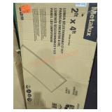 Metalux 2 ft x 4 ft led recessed panel