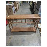 Baxton Studio Rattan Console Table