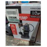 Everbilt 1/2 HP submersible sump pump