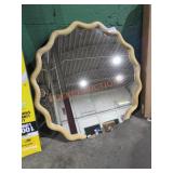 Wood Framed Mirror - HAS DAMAGE