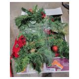 9ft LED Pre-Lit Garland with Timer