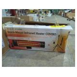 Heat Storm Quick- Mount Infrared Heater Combo