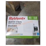 Bath Fan with LED Lighting