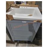 24" Vanity Cabinet with Top