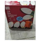 25 Clear Incandescent C9 Lights