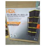 HDX 22" x 69" x 28.5" Storage Tote Rack with