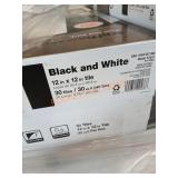 TrafficMaster Black and White/Peel & Stick Tile