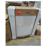 24" white wall cabinet