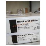 TrafficMaster Black and White/Peel & Stick Tile