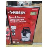 Husky 6 Gallon Stainless Steel Wet/Dry Vacuum