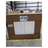 30" x 24" x 12" White Wall Cabinet