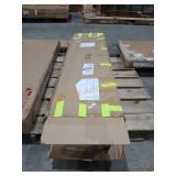 White 71.25" Home Office 2 Doors Accent Storage