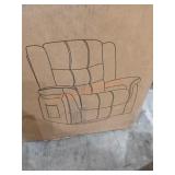 ComHoma Recliner Chair Brown