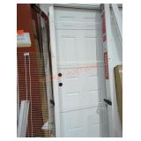 Jeld Wen 32" x 80" Steel 6 Panel White Fire Door