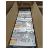 1 case 3" led color changing recessed trim 4 pk