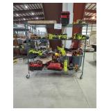 Rack Lot Assorted USED/ Damaged Tools, Some NON