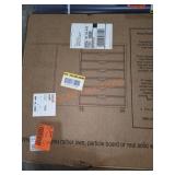 7-Drawer Gate Leg Black Roll Cart