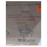 (2) Grey Chair (legs zippered in bottom)