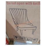 (2) Grey Chair (legs zippered in bottom)