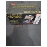 Phone Stand w/ Wireless Speaker and Alarm Clock