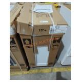 15" x 34.5" x 24" White Base Cabinet