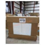30" x 24" x 12" White Wall Cabinet