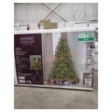 7.5ft Elegant Twinkling Grand Fir LED Pre-lit Tree