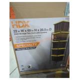 HDX 22" x 69" x 28.5" Storage Tote Rack with