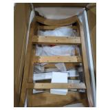 (2) Pecan Brown Counter Stools