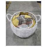 Ivory Round Baskets
