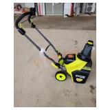 Ryobi 40v 18" Auger-Proppelled Snow Blower