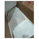 Stackable bookcase white