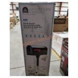 Black Galvanized Steel Mailbox & Post Kit