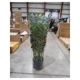 30" Artificial Potted Leaf Plant