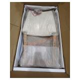 (2) Beige Oak Dining Chairs