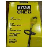 RYOBI 18V 10" Snow Shovel