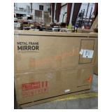 30"W x 36"H Aluminum Framed Wall Mirror