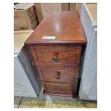 Skinny 3 Drawer End Table