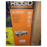 Ridgid 7" Table Top Wet Tile Saw