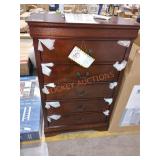 5 Drawer Tall Dresser